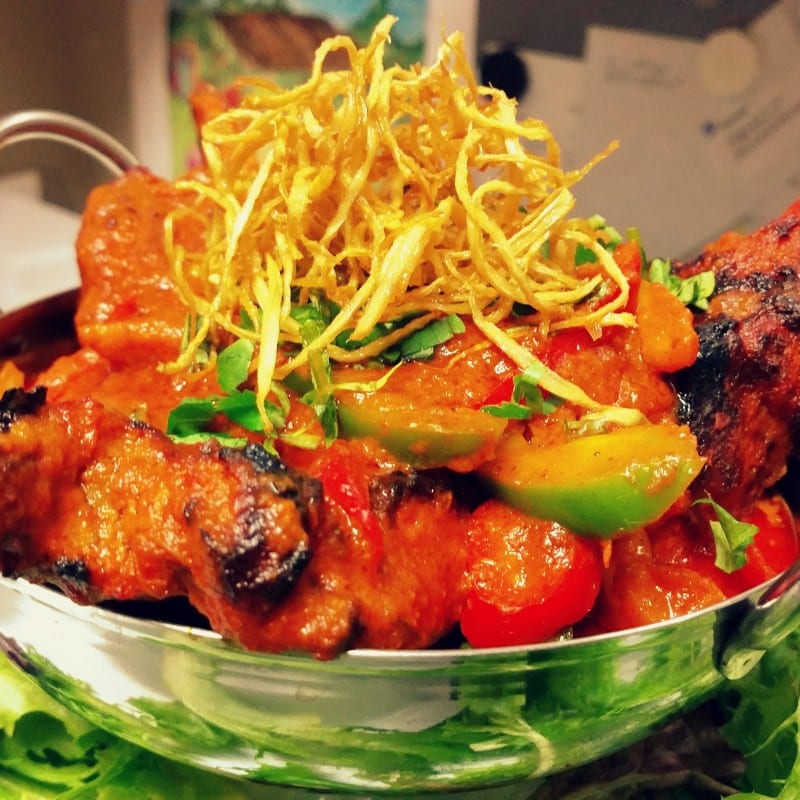 Lamb chop masala, a signature IndAroma dish available for take-out