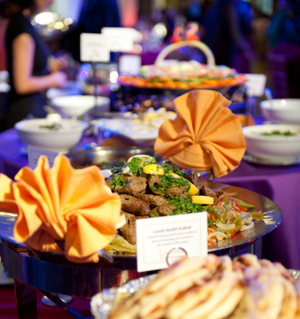 Indian fusion wedding catering at VisArts, Rockville MD